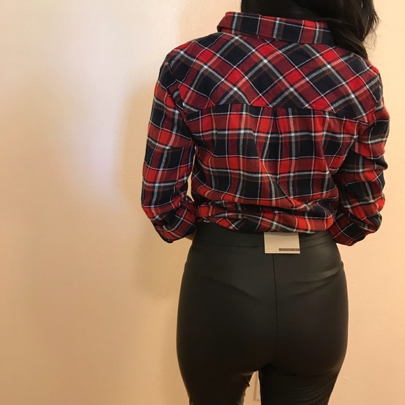 •LAST 1• Jessie Plaid Button Up Flannel Shirt - Picture 7 of 8